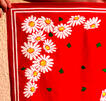 Vintage Floral Cotton Kitchen Towel 50s 60s 70s